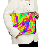 Abstract Liquid Trippy Print Laptop Sleeve