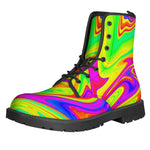 Abstract Liquid Trippy Print Backpack