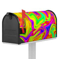 Abstract Liquid Trippy Print Mailbox Cover