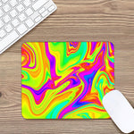 Abstract Liquid Trippy Print Mouse Pad