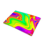 Abstract Liquid Trippy Print Pet Cooling Mat Cover