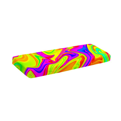 Abstract Liquid Trippy Print Piano Keyboard Cover