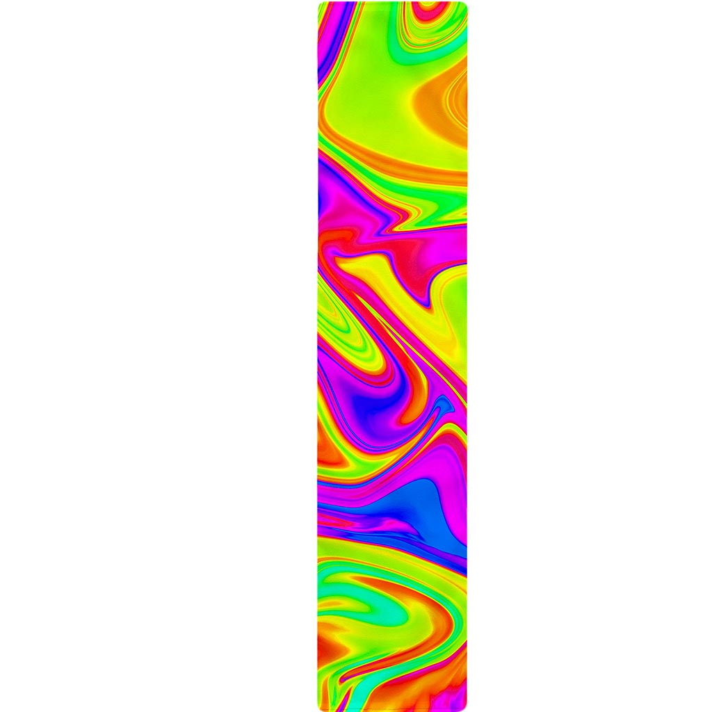 Abstract Liquid Trippy Print Table Runner