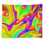 Abstract Liquid Trippy Print Tapestry
