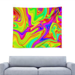 Abstract Liquid Trippy Print Tapestry
