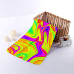 Abstract Liquid Trippy Print Towel