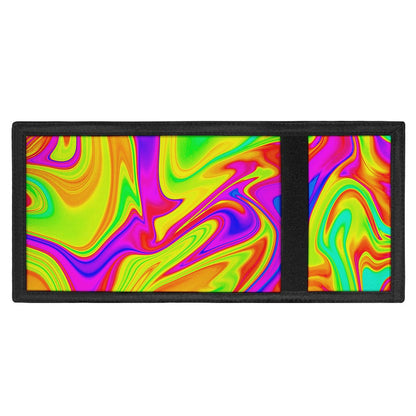 Abstract Liquid Trippy Print Trifold Wallet