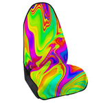 Abstract Liquid Trippy Print Waterproof Car Seat Cover