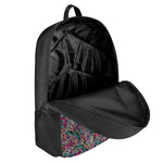 Abstract Music Pattern Print 17 Inch Backpack
