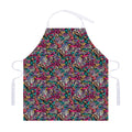 Abstract Music Pattern Print Adjustable Apron