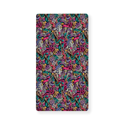 Abstract Music Pattern Print Baby Crib Sheet