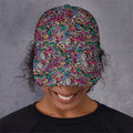 Abstract Music Pattern Print Baseball Cap