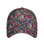 Abstract Music Pattern Print Baseball Cap