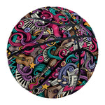 Abstract Music Pattern Print Basketball