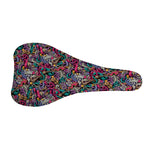 Abstract Music Pattern Print Bicycle Seat Cover