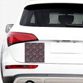 Abstract Music Pattern Print Car Sticker
