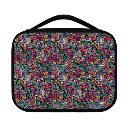 Abstract Music Pattern Print Classic Bible Case