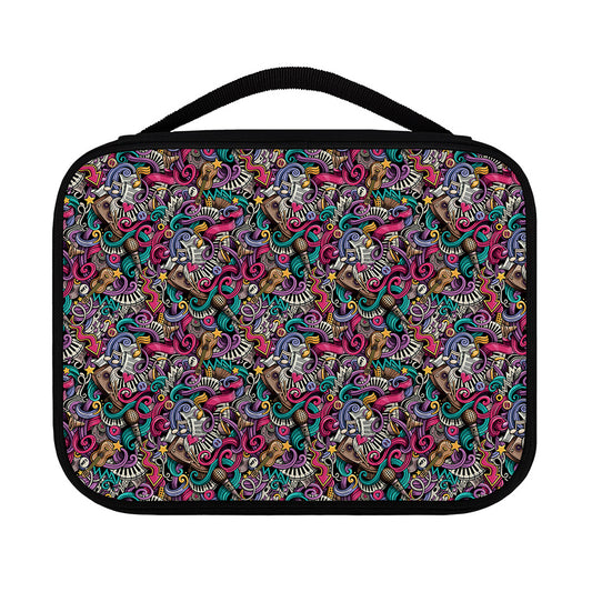 Abstract Music Pattern Print Classic Bible Case