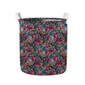 Abstract Music Pattern Print Collapsible Laundry Basket