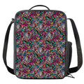 Abstract Music Pattern Print Crossbody Lunch Bag