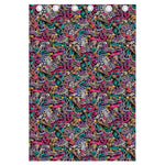 Abstract Music Pattern Print Curtain