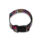 Abstract Music Pattern Print Dog Collar