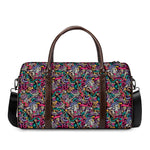 Abstract Music Pattern Print Duffle Bag