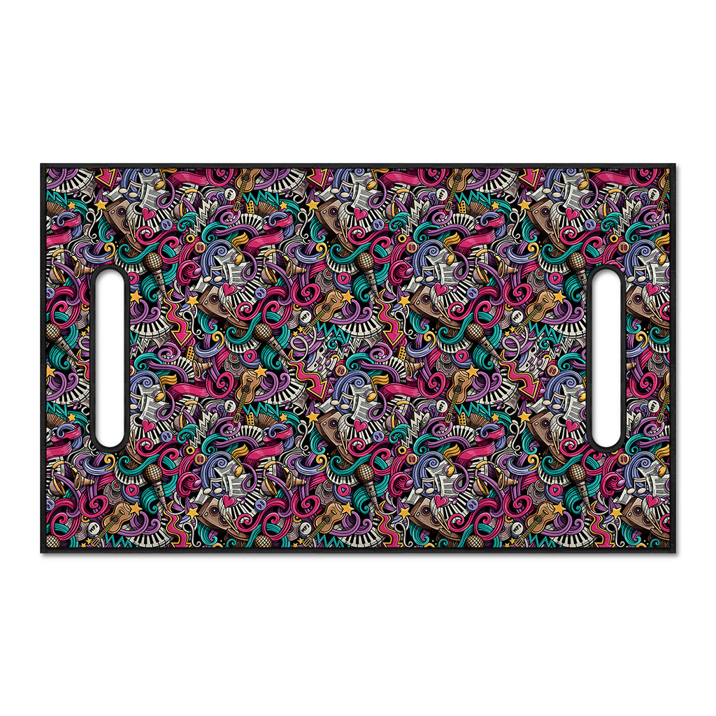Abstract Music Pattern Print Golf Cart Seat Cover