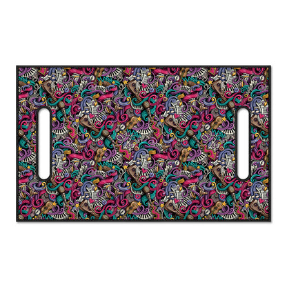 Abstract Music Pattern Print Golf Cart Seat Cover