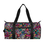 Abstract Music Pattern Print Gym Bag