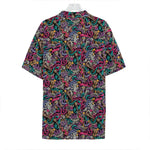 Abstract Music Pattern Print Hawaiian Shirt