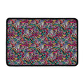 Abstract Music Pattern Print Kitchen Mat