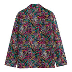 Abstract Music Pattern Print Men's Blazer