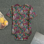 Abstract Music Pattern Print Men's Bodysuit