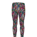 Abstract Music Pattern Print Men's Leggings