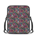 Abstract Music Pattern Print Rectangular Crossbody Bag