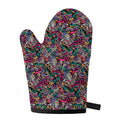 Abstract Music Pattern Print Single Oven Mitt