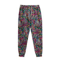 Abstract Music Pattern Print Sweatpants
