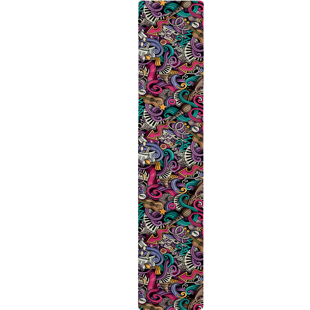 Abstract Music Pattern Print Table Runner