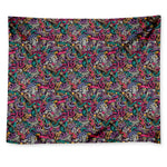 Abstract Music Pattern Print Tapestry