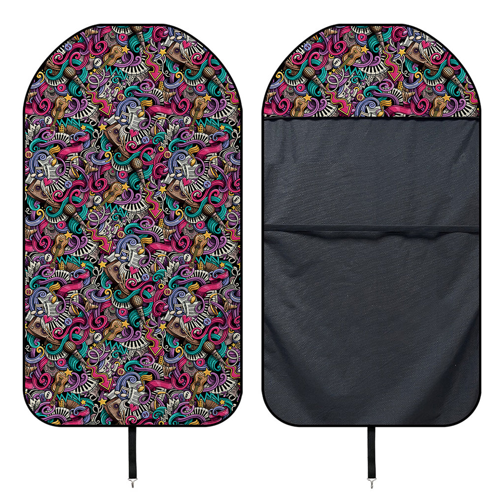 Abstract Music Pattern Print Waterproof Car Seat Cover