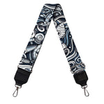 Abstract Nautical Anchor Pattern Print Bag Strap