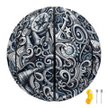 Abstract Nautical Anchor Pattern Print Basketball