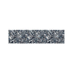 Abstract Nautical Anchor Pattern Print Bed Runner