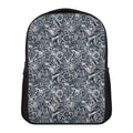 Abstract Nautical Anchor Pattern Print Casual Backpack