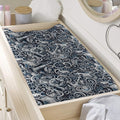 Abstract Nautical Anchor Pattern Print Changing Pad Cover