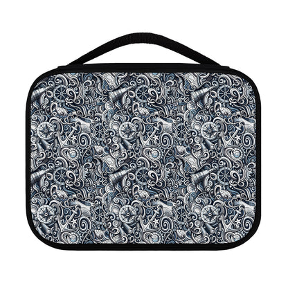 Abstract Nautical Anchor Pattern Print Classic Bible Case