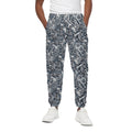 Abstract Nautical Anchor Pattern Print Cotton Sweatpants