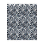 Abstract Nautical Anchor Pattern Print Curtain