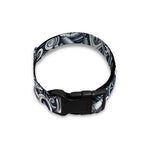 Abstract Nautical Anchor Pattern Print Dog Collar